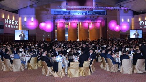 LME Asia Week dinner attendees sitting at the tables